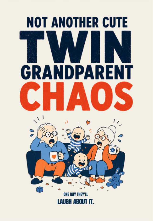 Not Another Cute Twin Grandparent Chaos memory book